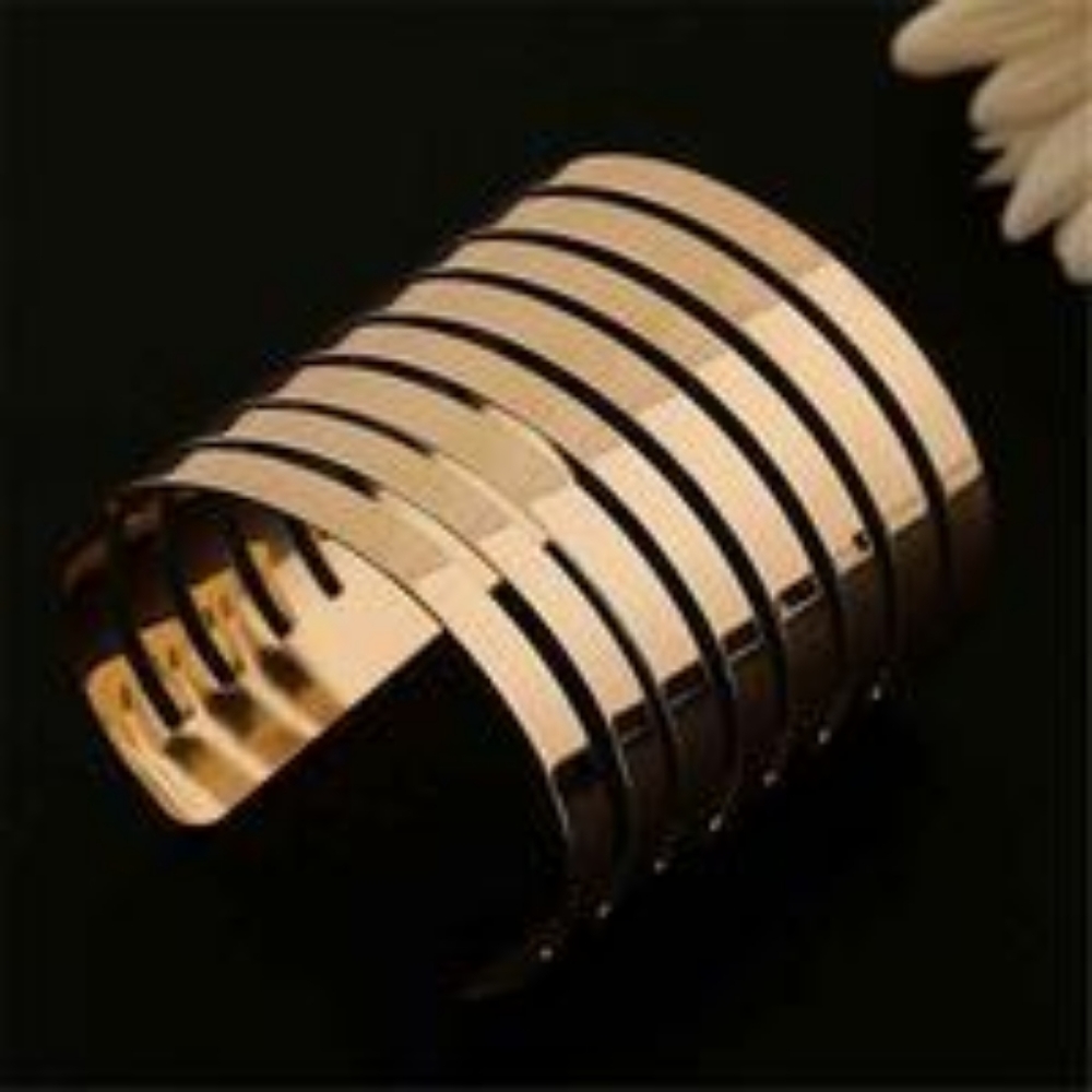 Hollow Wide Cuff Bangle